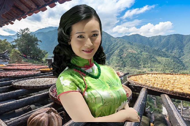 嗯，就是演一个天后歌姬，以歌声激励、抚慰战争中的军民，提高士气，安抚人心。